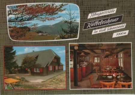 Münstertal-Untermünstertal - Almgaststätte Kälbelescheuer - ca. 1975 Münstertal-Untermünstertal - Almgaststätte Kälbelescheuer - ca. 1975
