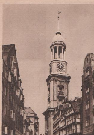 Hamburg - St. Michaelis-Kirche - ca. 1945 Hamburg - St. Michaelis-Kirche - ca. 1945