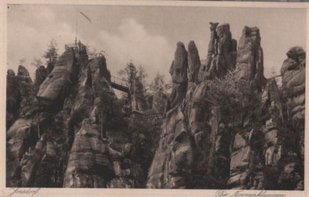 Jonsdorf - Nonnenklunzen - ca. 1955 Jonsdorf - Nonnenklunzen - ca. 1955