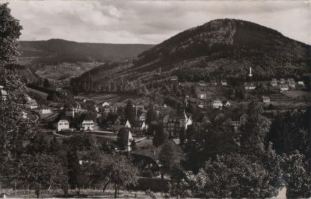 Bad Herrenalb - Erholungsheim Friedenshöhe - ca. 1960 Bad Herrenalb - Erholungsheim Friedenshöhe - ca. 1960