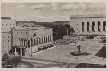 Schweden - Göteborg - Götaplatsen - 1958 Schweden - Göteborg - Götaplatsen - 1958