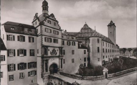 Bad Mergentheim - Hoch- und Deutschmeisterschloß - ca. 1955 Bad Mergentheim - Hoch- und Deutschmeisterschloß - ca. 1955