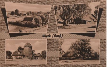 Wieck am Darß - 4 Teilbilder - 1967 Wieck am Darß - 4 Teilbilder - 1967