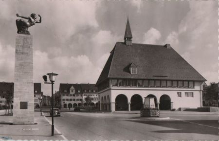 Freudenstadt - Marktplatz - ca. 1955 Freudenstadt - Marktplatz - ca. 1955