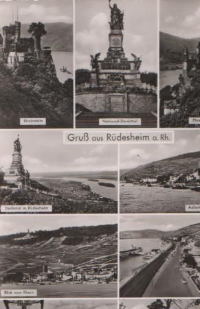 Gruß aus Rüdesheim Rh. - ca. 1955 Gruß aus Rüdesheim Rh. - ca. 1955