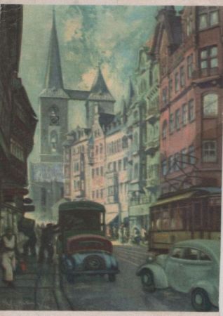 Halberstadt - Breiter Weg - ca. 1950 Halberstadt - Breiter Weg - ca. 1950