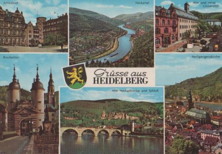 Heidelberg - u.a. Neckartal - 1975 Heidelberg - u.a. Neckartal - 1975