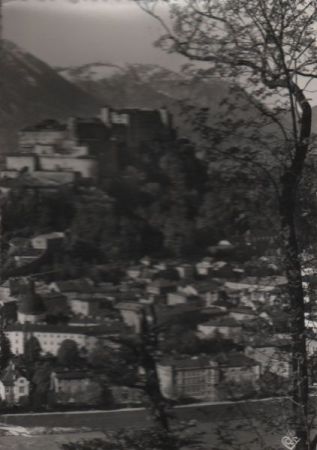 Österreich - Salzburg - Blick auf Altstadt - 1958 Österreich - Salzburg - Blick auf Altstadt - 1958