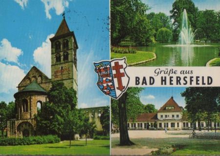Bad Hersfeld - mit 3 Bildern - 1970 Bad Hersfeld - mit 3 Bildern - 1970