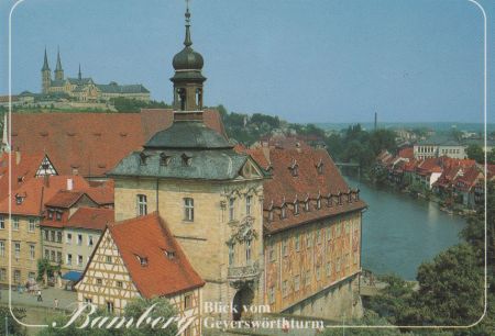 Bamberg - Blick vom Geyerswörthturm - ca. 1995 Bamberg - Blick vom Geyerswörthturm - ca. 1995