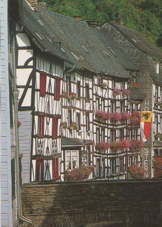 Monschau - Partie an der Rur - ca. 1975 Monschau - Partie an der Rur - ca. 1975