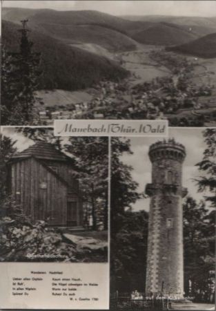 Ilmenau-Manebach - u.a. Goethehäuschen - 1974 Ilmenau-Manebach - u.a. Goethehäuschen - 1974