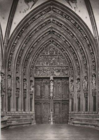 Freiburg - Münster U.L. Frau, Hauptportal - 1956 Freiburg - Münster U.L. Frau, Hauptportal - 1956