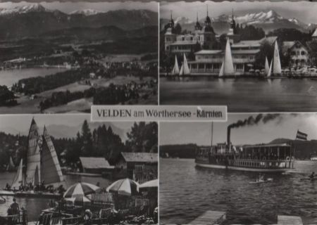 Österreich - Velden - mit 4 Bildern - ca. 1965 Österreich - Velden - mit 4 Bildern - ca. 1965