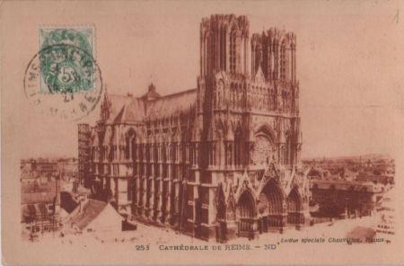 Frankreich - Reims - Cathedrale - 1927 Frankreich - Reims - Cathedrale - 1927