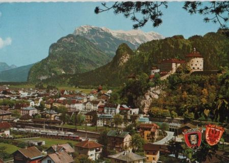 Österreich - Kufstein - mit Festung und Kaisergebirge - ca. 1975