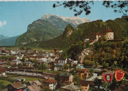 Österreich - Kufstein - mit Festung und Kaisergebirge - ca. 1975 Österreich - Kufstein - mit Festung und Kaisergebirge - ca. 1975