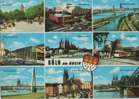 Köln - u.a. Hahnentor - ca. 1975 Köln - u.a. Hahnentor - ca. 1975