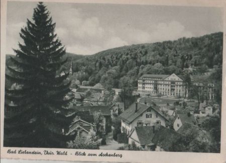Bad Liebenstein - Blick vom Aschenberg - 1955 Bad Liebenstein - Blick vom Aschenberg - 1955