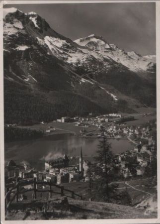 Schweiz - St. Moritz - Dorf und Bad - 1931 Schweiz - St. Moritz - Dorf und Bad - 1931
