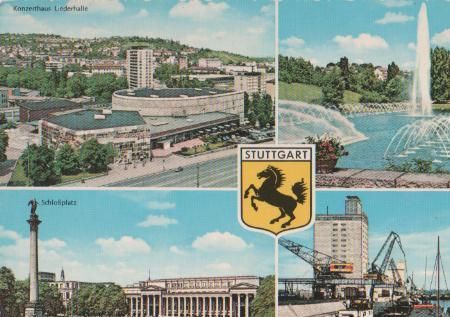 Stuttgart u.a. Neckarhafen - ca. 1965 Stuttgart u.a. Neckarhafen - ca. 1965