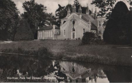 Wörlitz - Wörlitzer Park, Gotisches Haus - 1960 Wörlitz - Wörlitzer Park, Gotisches Haus - 1960