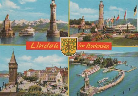 Lindau - mit 4 Bildern - ca. 1975 Lindau - mit 4 Bildern - ca. 1975
