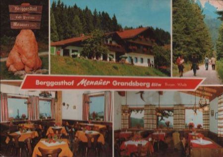 Schwarzach - Pension Menauer - ca. 1980 Schwarzach - Pension Menauer - ca. 1980
