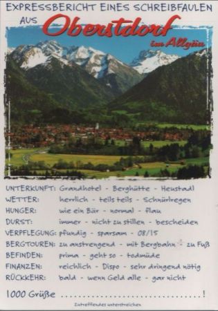 Oberstdorf - Expressbericht - ca. 1995 Oberstdorf - Expressbericht - ca. 1995