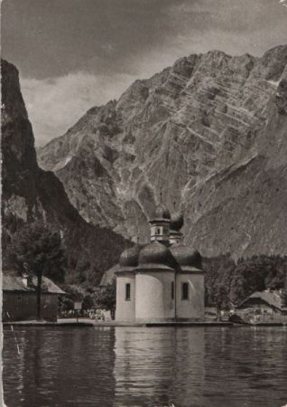 Watzmann - Ostwand mit St. Bartholomä - 1961 Watzmann - Ostwand mit St. Bartholomä - 1961