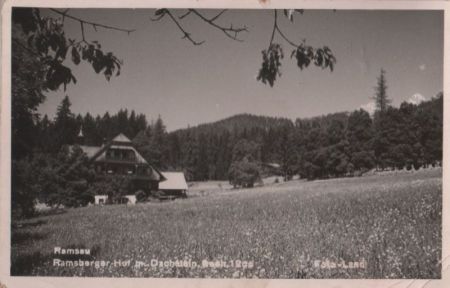 Ramsau - Ramsberger Hof - 1957 Ramsau - Ramsberger Hof - 1957
