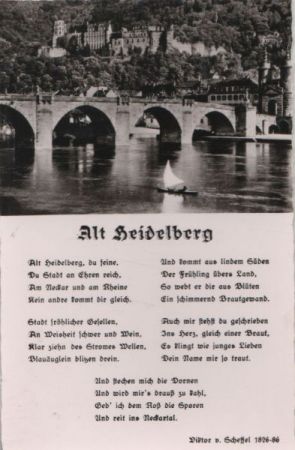 Heidelberg - Alt Heidelberg, du feine - ca. 1955 Heidelberg - Alt Heidelberg, du feine - ca. 1955