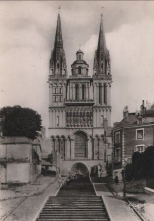 Frankreich - Angers - La Cathedrale St-Maurice - ca. 1960 Frankreich - Angers - La Cathedrale St-Maurice - ca. 1960