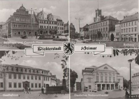 Weimar - u.a. Deutsches Nationaltheater - 1983 Weimar - u.a. Deutsches Nationaltheater - 1983
