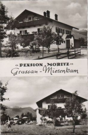 Grassau - Mietenkam, Pension Moritz - 1973 Grassau - Mietenkam, Pension Moritz - 1973
