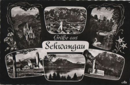 Schwangau - mit 6 Bildern - ca. 1965 Schwangau - mit 6 Bildern - ca. 1965