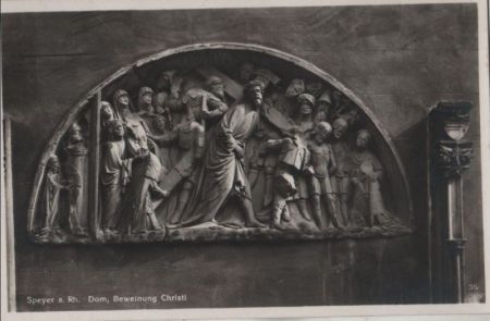 Speyer - Dom, Beweinung Christi - ca. 1955 Speyer - Dom, Beweinung Christi - ca. 1955