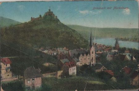 Braubach - Marksburg - 1924 Braubach - Marksburg - 1924
