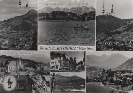 Österreich - Kitzbühel - 6 Teilbilder - 1962 Österreich - Kitzbühel - 6 Teilbilder - 1962