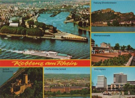 Koblenz - u.a. Burg Stolzenfels - ca. 1975 Koblenz - u.a. Burg Stolzenfels - ca. 1975