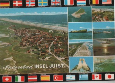 Juist - 9 Teilbilder - ca. 1980 Juist - 9 Teilbilder - ca. 1980