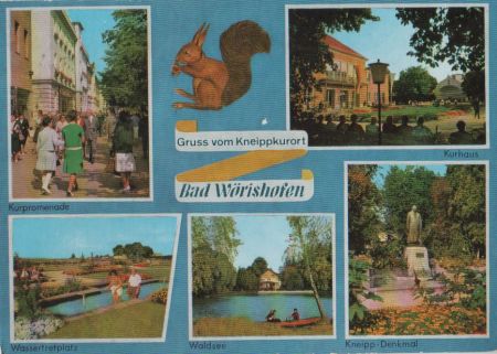 Bad Wörishofen - u.a. Kurpromenade - 1976 Bad Wörishofen - u.a. Kurpromenade - 1976