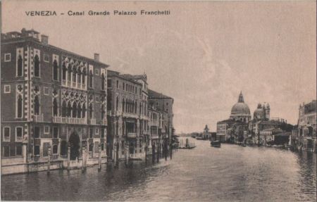 Italien - Venedig - Canal Grande Palazzo Franchetti - ca. 1935 Italien - Venedig - Canal Grande Palazzo Franchetti - ca. 1935