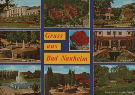 Bad Nauheim - u.a. der Große Sprudel - 1974 Bad Nauheim - u.a. der Große Sprudel - 1974