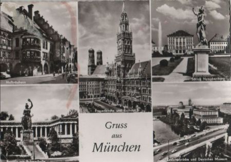 München - u.a. Bavaria mit Ruhmeshalle - ca. 1955 München - u.a. Bavaria mit Ruhmeshalle - ca. 1955