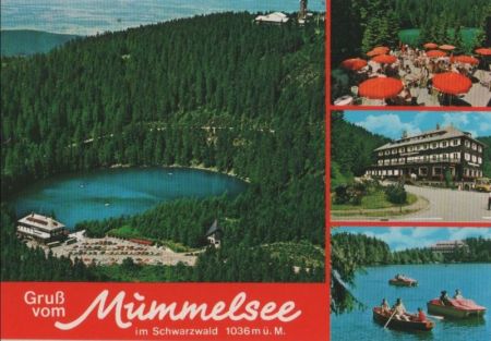 Mummelsee - mit 4 Bildern - ca. 1995 Mummelsee - mit 4 Bildern - ca. 1995