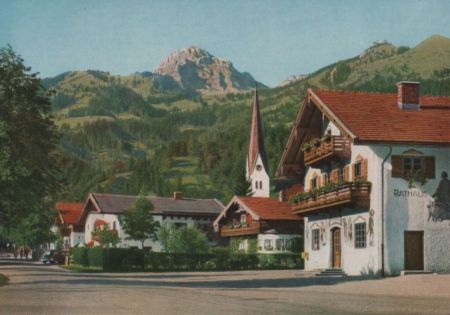 Bayrischzell - mit Wendelstein - ca. 1975 Bayrischzell - mit Wendelstein - ca. 1975
