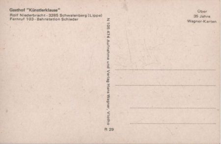 Schwalenberg - Gasthof Künstlerklause Schwalenberg - Gasthof Künstlerklause