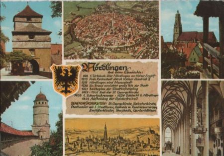 Nördlingen - u.a. Berger Tor - ca. 1980 Nördlingen - u.a. Berger Tor - ca. 1980