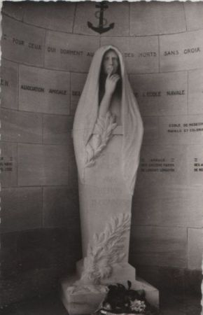 Frankreich - Douaumont - Ossuaire, Statue du Silence - 1955 Frankreich - Douaumont - Ossuaire, Statue du Silence - 1955